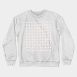 Neutral Patel Pink Abstract Terrazo Circle Shapes Marble Pattern Crewneck Sweatshirt